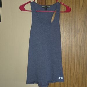 Under Armour Heathered Blue Sleeveless Top